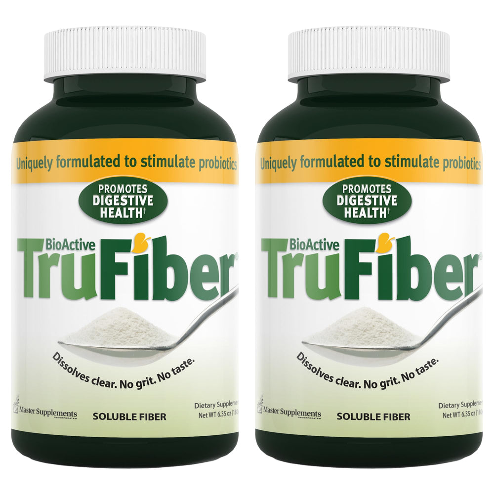 Front view of TruFiber 6.35 oz bottle in a 2-pack