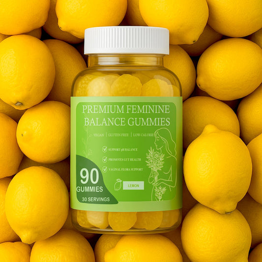MATOP Premium Feminine Balance Gummies bottle and label
