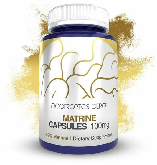 Matrine Capsules bottle with Sophora flavescens extract label
