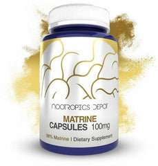 Matrine Capsules bottle with Sophora flavescens extract label