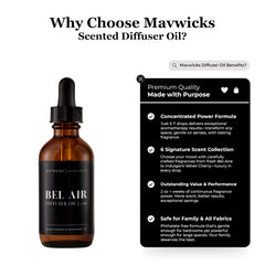 Bel-Aire diffuser oil label close-up