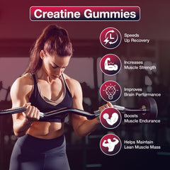 Nutrition facts panel for the gummies