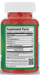 Ingredients list for Maxi Health Vitamin D gummies