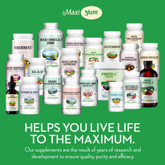 Ingredients and supplement facts for Maxi Health Vitamin D Gummies