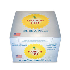 Full-strength Vitamin D3 13,000 IU per capsule visual.