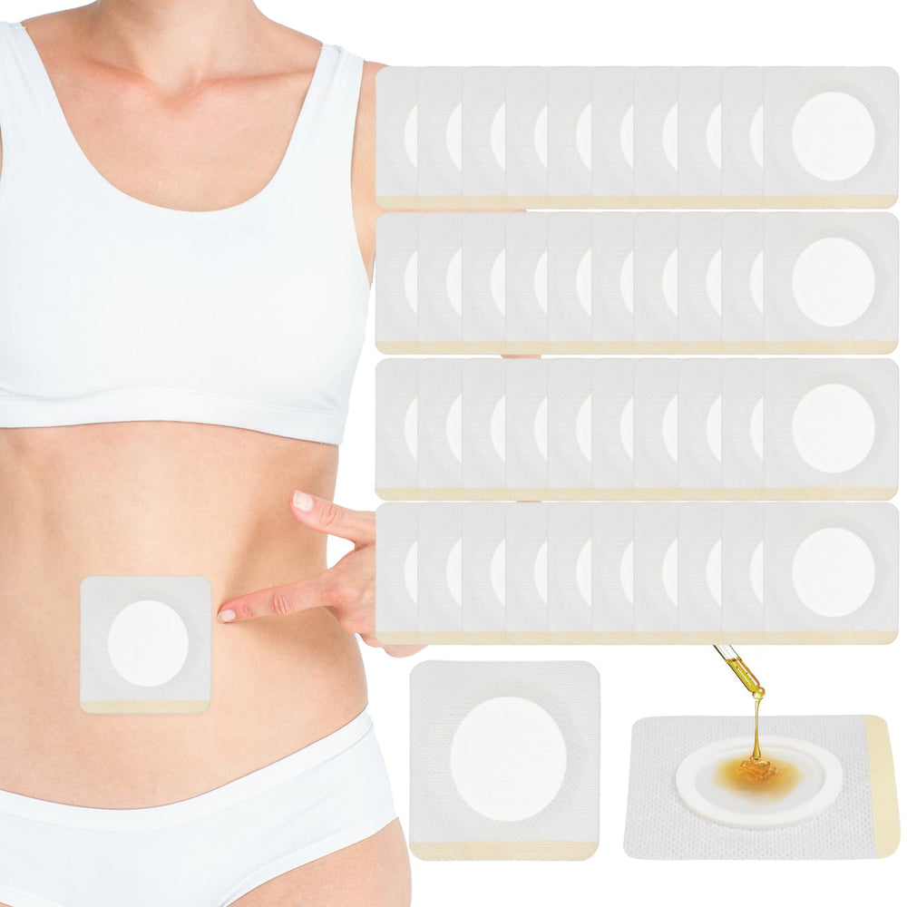 Maxqzin Castor Oil Patches 50pcs – 8x8 cm