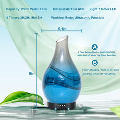 120ml capacity MAXWINER diffuser on desk in home setting