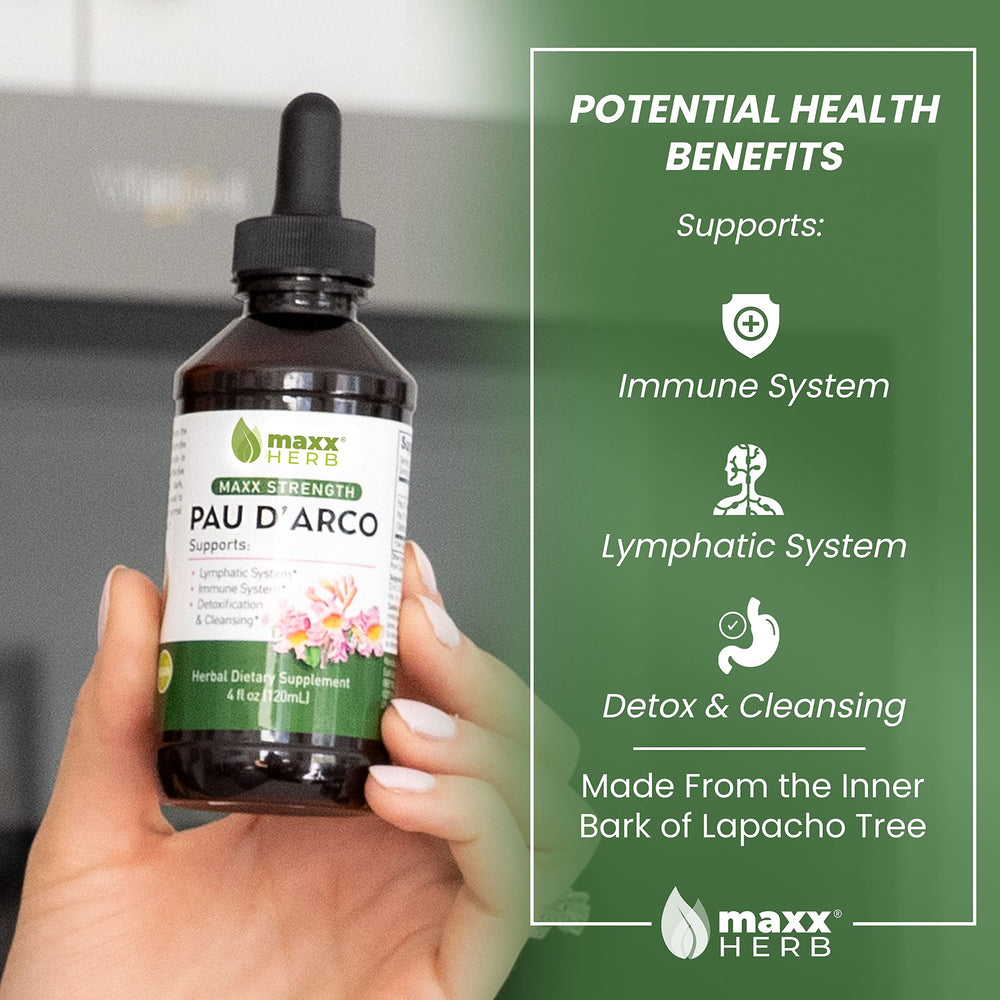 Dropper dispensing Pau D'Arco tincture