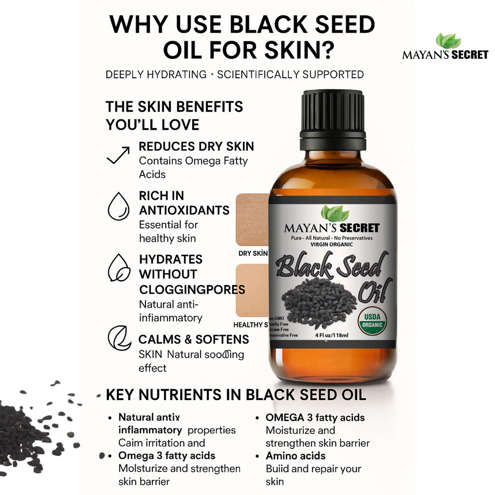 Mayan's Secret oil absorbs quickly, leaving a non-greasy feel for skin and hair.