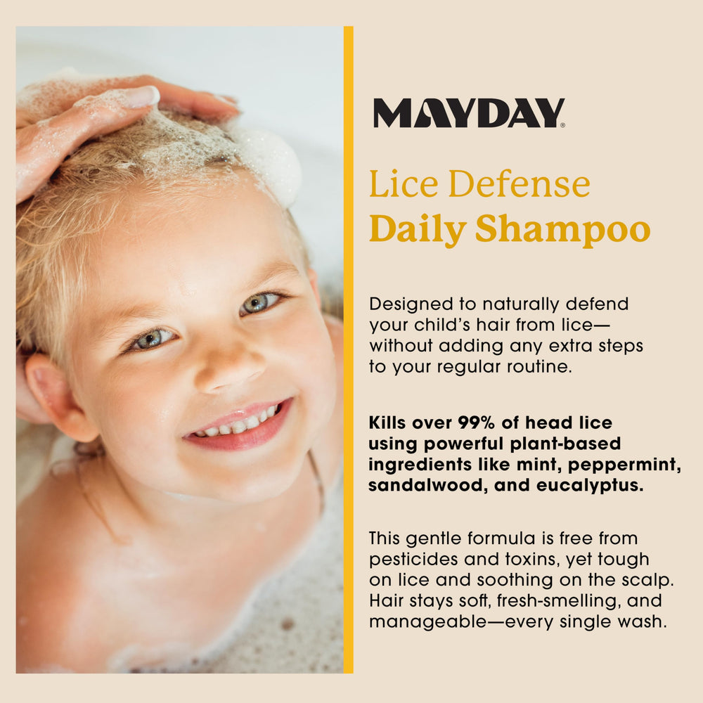 Mayday packaging box-front conveys pesticide-free and non-toxic promise for the whole family.