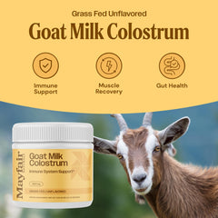 Packaging for Mayfair Naturals Goat Milk Colostrum Powder 60g