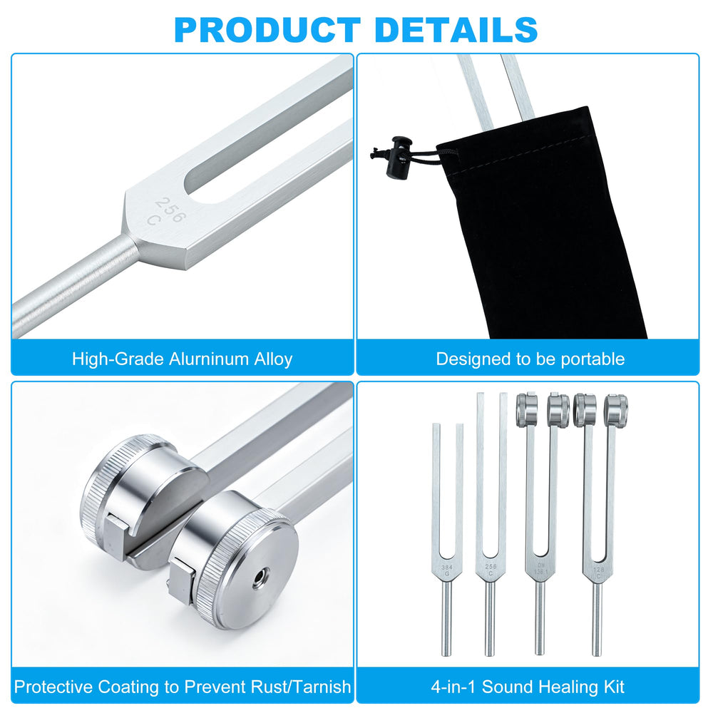 Mayful tuning forks 384Hz fork sharpens focus for study or work sessions.