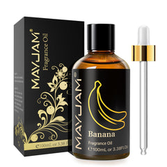 MAYJAM Banana Fragrance Oil 100ml amber glass bottle with glass dropper