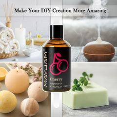 Diffuser releasing cherry scent from MAYJAM oil