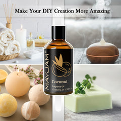 Premium glass dropper for MAYJAM coconut fragrance oil