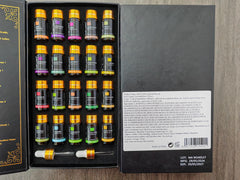 Elegant gift-ready MAYJAM essential oil set packaging