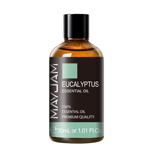 MAYJAM Eucalyptus Essential Oil 30ml amber glass bottle
