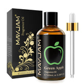 MAYJAM Green Apple fragrance oil in 100ml amber bottle with glass dropper