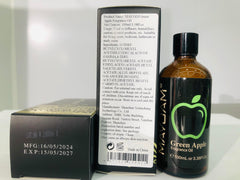 Elegant MAYJAM packaging for Green Apple fragrance oil