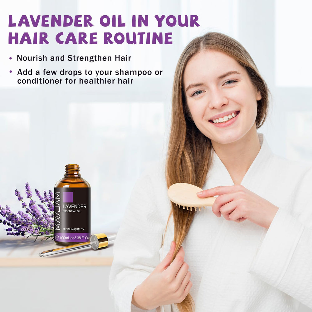 Aromatherapy diffuser with MAYJAM Lavender Oil