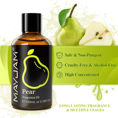 Pear fragrance oil being used in a diffuser