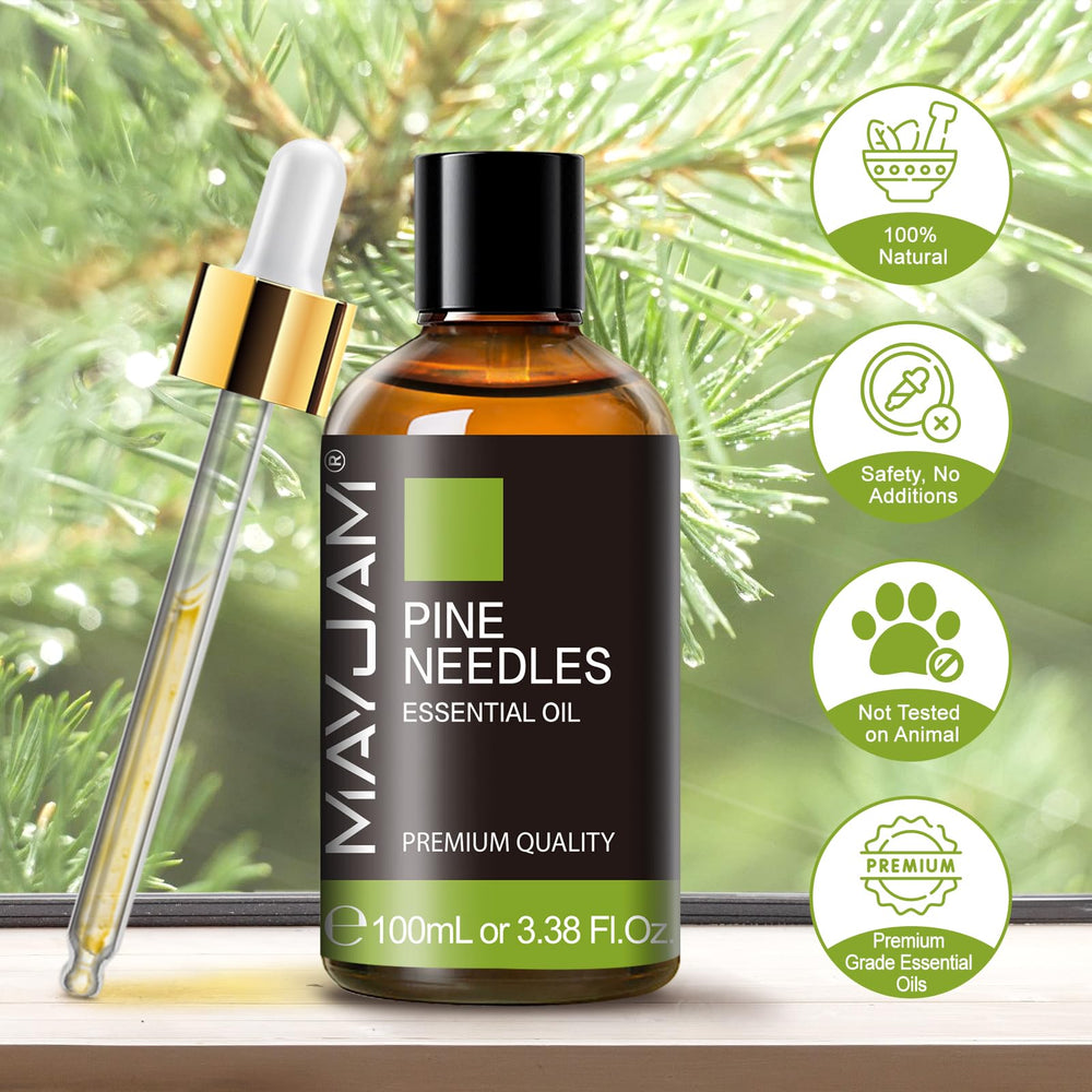 A blend idea: Pine Needles oil with cedarwood, rosemary, lavender