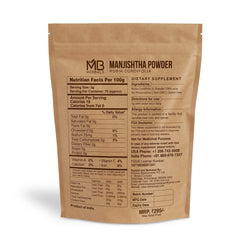 Manjistha powder (Rubia cordifolia) for skin and hair care – powder form