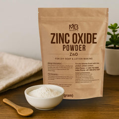 MB Herbals Zinc Oxide Powder 8 oz back view