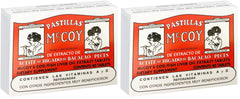 Label on Mccoy cod/fish liver oil extract tablets bottle