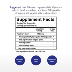 Microcrystalline hydroxyapatite (MCHC) for bone support