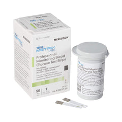 McKesson True METRIX test strip pack for home and clinic monitoring.