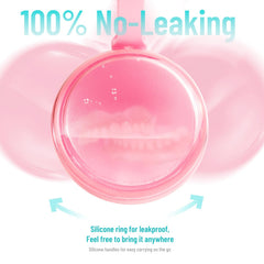 Denture bath cup dimensions: 3.7 inches diameter and 3 inches tall