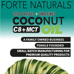 MCT oil capsules with C8 and C10 for brain focus