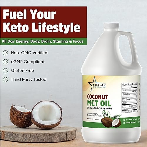 MCT Oil suitable for ketogenic and low-carb diets