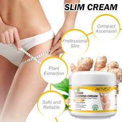 Mcukv Ginger Hot Sweat Enhancer bottle back view highlighting natural ingredients