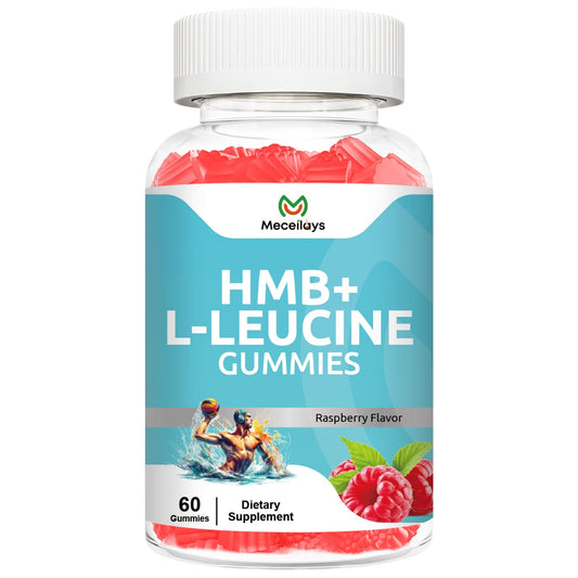 Meceilays HMB and Leucine Gummies bottle front