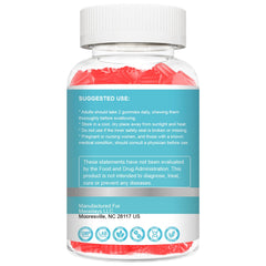 Meceilays HMB and Leucine Gummies bottle label close-up