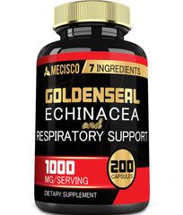 Mecisco Goldenseal Root Capsule Organic with Echinacea bottle