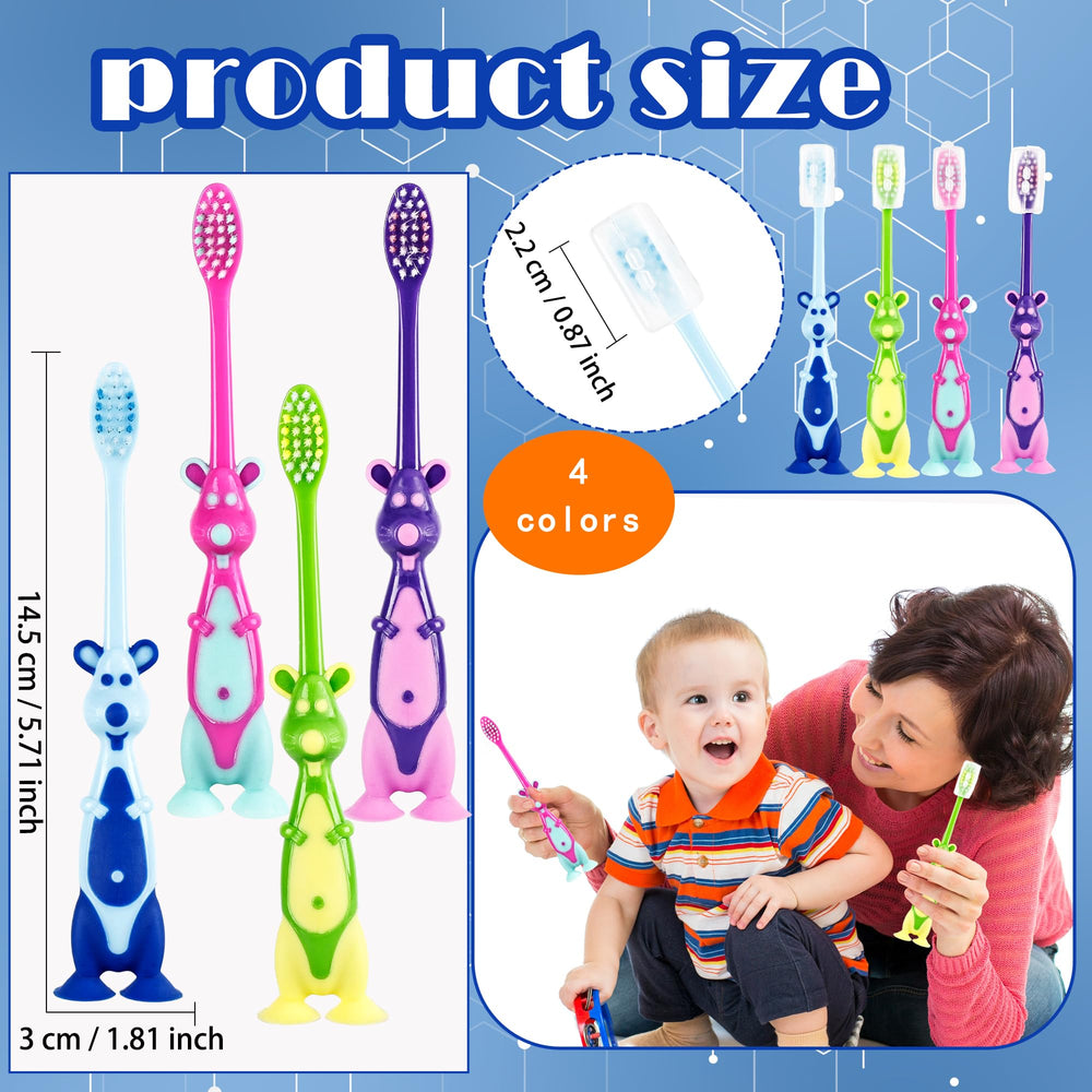 120-piece pack of kids toothbrushes in packaging