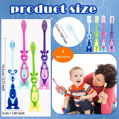 120-piece pack of kids toothbrushes in packaging