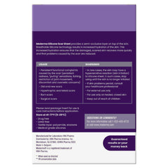 Mederma silicone scar sheet is HSA/FSA eligible for budgeting.