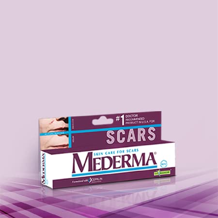 Mederma Skin Care packaging box showing trusted scar management