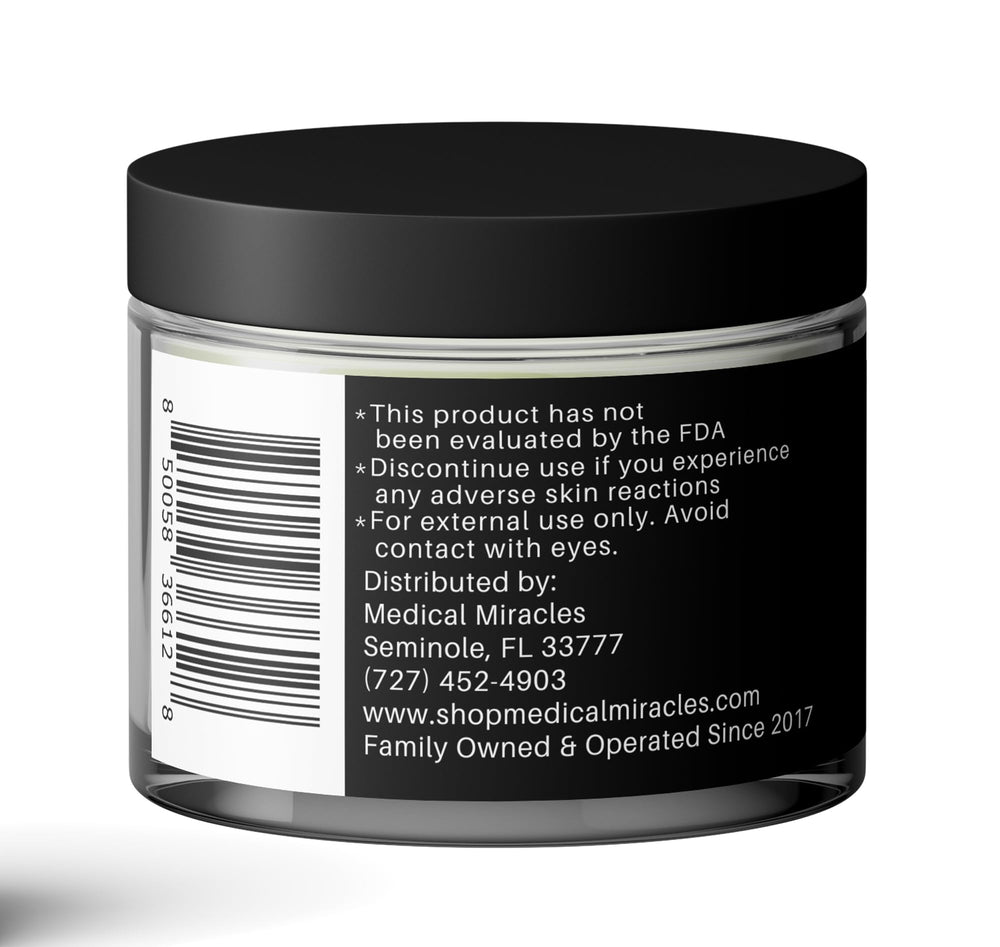 Close-up of salve applying to skin