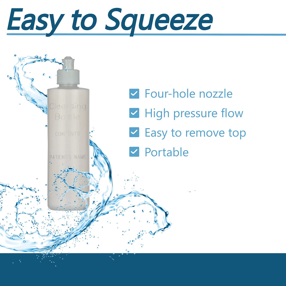Medical Sales Supply perineal lavette bottle ample flow highlights easy controlled cleansing.