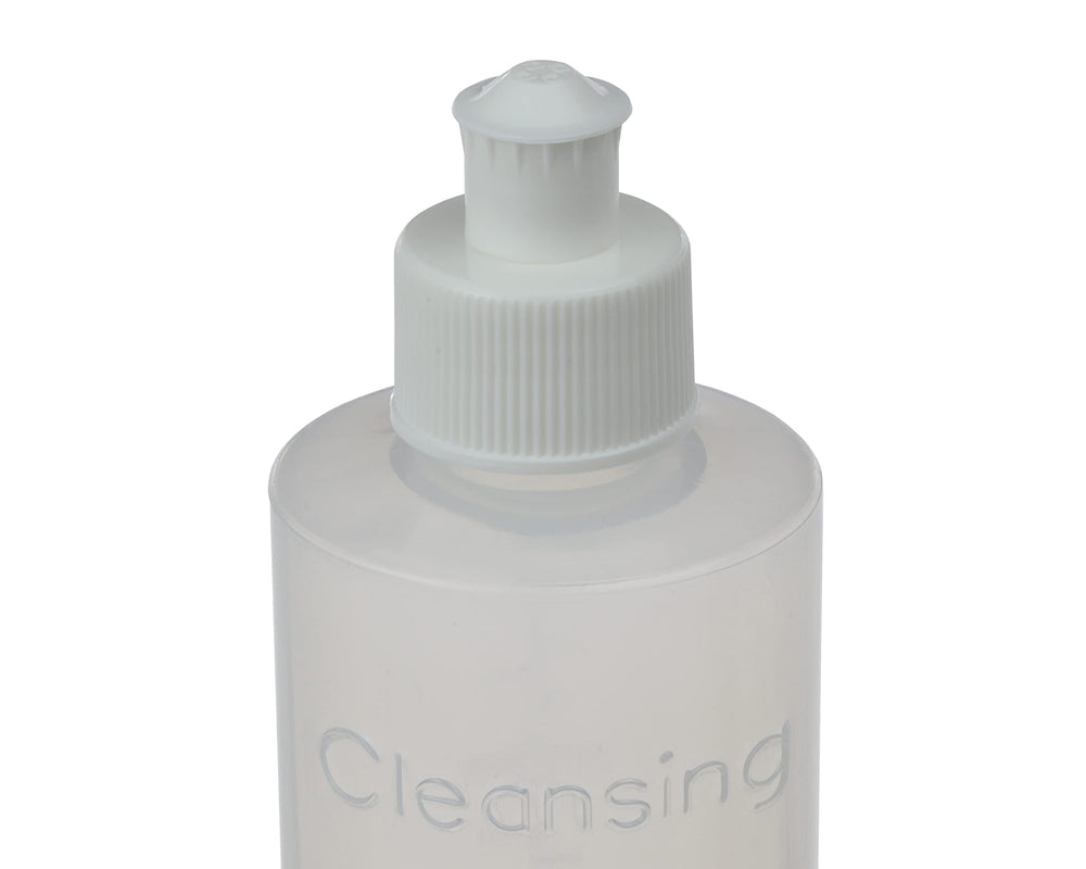 Medical Sales Supply perineal lavette bottle clear label aids quick identification.
