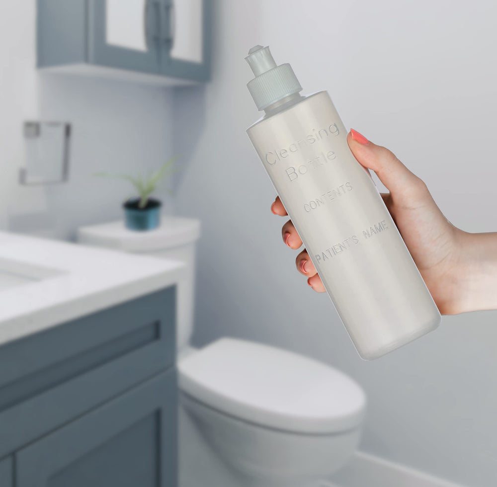 Medical Sales Supply perineal lavette bottle in bathroom use promotes convenience.