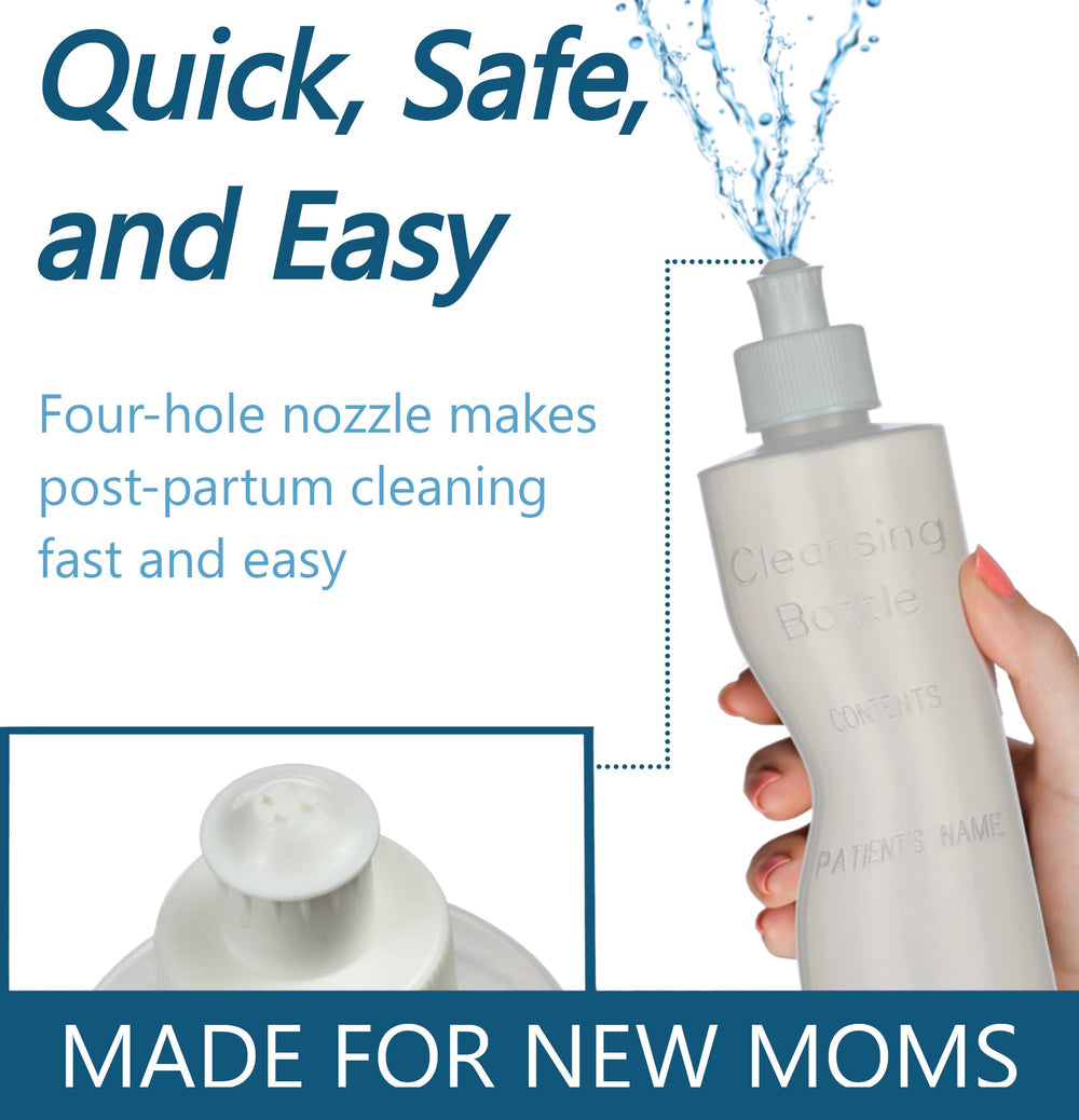Medical Sales Supply perineal lavette bottle pack-3 shown for postpartum care kit.