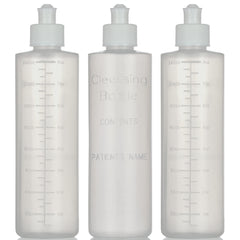 Medical Sales Supply perineal lavette bottle side view shows compact design for one-handed use.