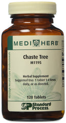 Mediherb Chaste Tree 120 Tabs bottle label