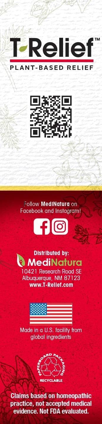 MediNatura T-Relief Arnica Cream suitable for day or night use.